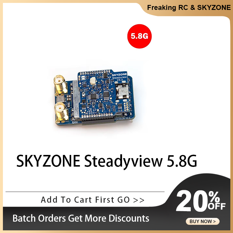 Skyzone Steadyview X Receiver Module - ตัวรับสัญญาณ SKYZONE SteadyView V3.3 5.8GHz -