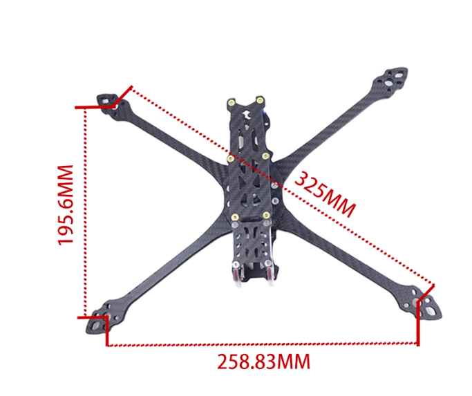 โครงรถบินบังคับวิทยุ MAK5 MK5  - Geprc Rad Vtx 5.8G 2.5W บทวิจารณ์และราคา