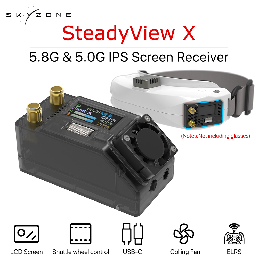 SKYZONE Steadyview X 5/5.8G โม - Skyzone Steadyview X Receiver Module บทวิจารณ์และราคา