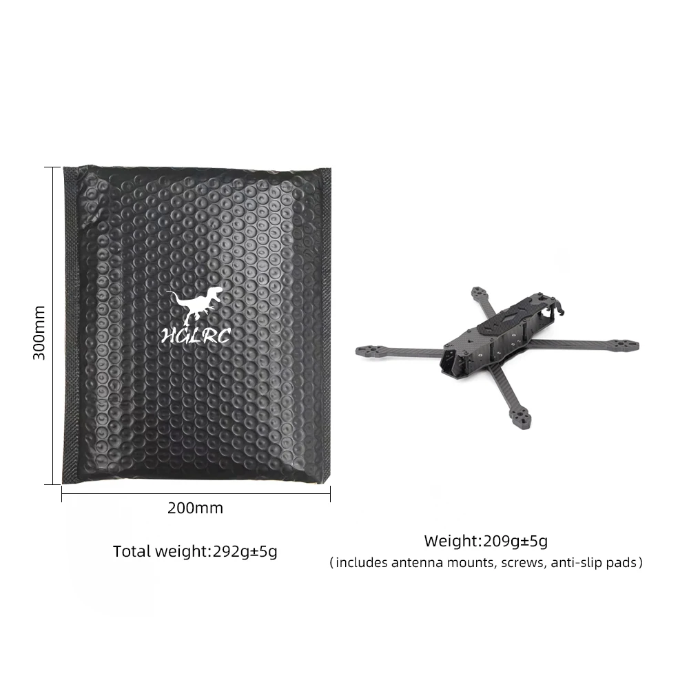 HGLRC MY7 โครงคาร์บอนไฟเบอร์ขน - Geprc Rad Vtx 5.8G 2.5W บทวิจารณ์และราคา